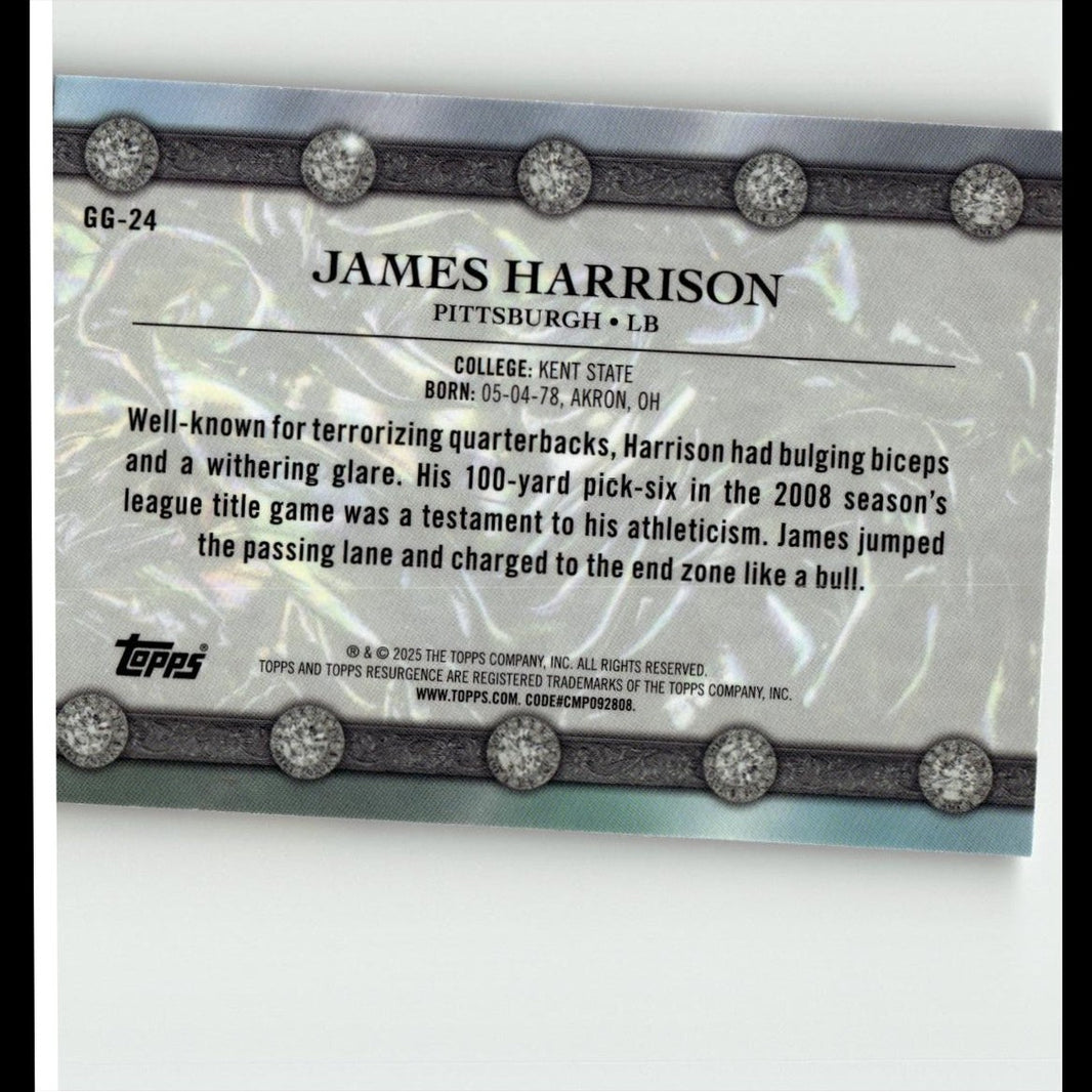 2024 Topps Resurgence - Glimmer and Gleam #GG-24 James Harrison
