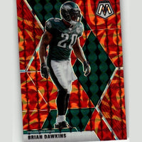 2020 Panini Mosaic #164 Brian Dawkins Prizm Reactive Orange
