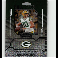 2024 Panini Contenders #4 Jordan Love Hall Pass