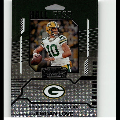 2024 Panini Contenders #4 Jordan Love Hall Pass