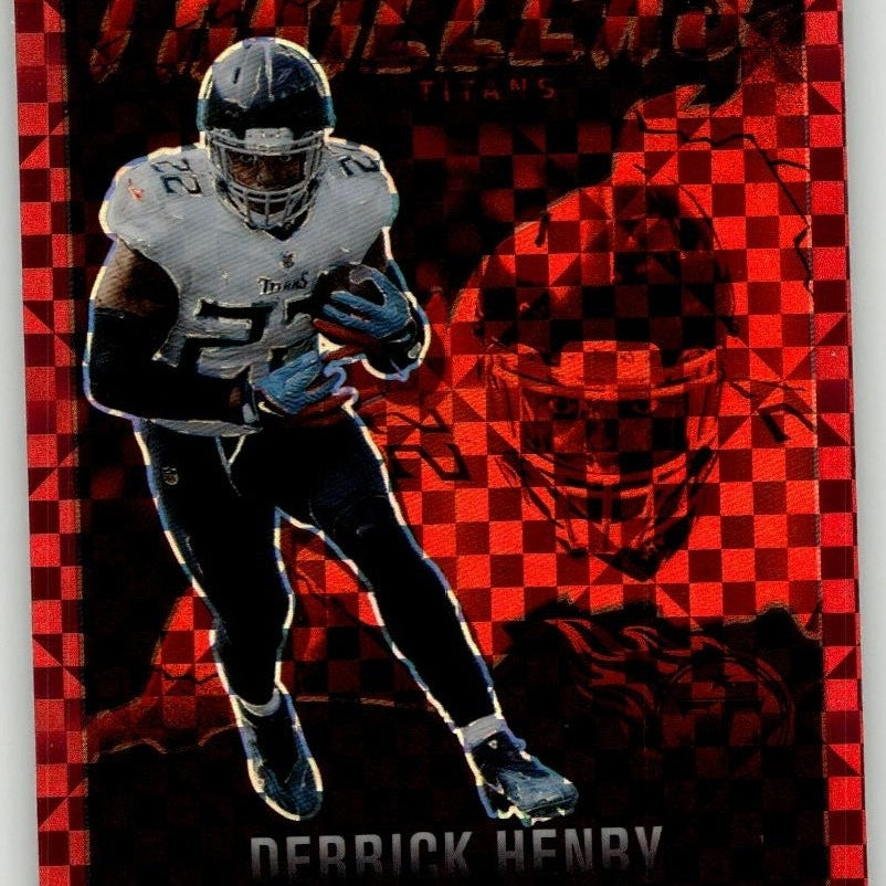 2022 Panini Rookies & Stars #TH-17 Derrick Henry Thrillers Red Plaid