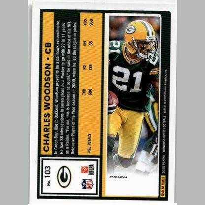 2025 Donruss Optic #103 Charles Woodson Holo