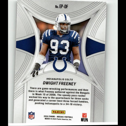 2024 Panini Mosaic #EP-DF Dwight Freeney Epic Performers