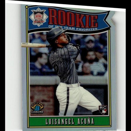 2025 Bowman #ROY-4 Luisangel Acuña Rookie of the Year Favorites