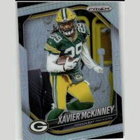 2025 Panini Prizm #66 Xavier McKinney Silver