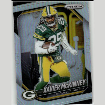 2025 Panini Prizm #66 Xavier McKinney Silver