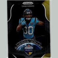 2025 Panini Prizm #9 Chuba Hubbard Global Reach