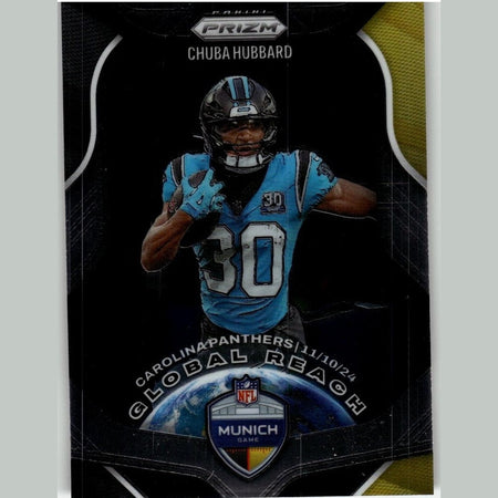 2025 Panini Prizm #9 Chuba Hubbard Global Reach