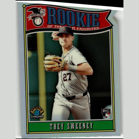 2025 Bowman #ROY-12 Trey Sweeney Rookie of the Year Favorites