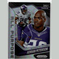 2025 Panini Prizm #15 Adrian Peterson All Purpose Prizms