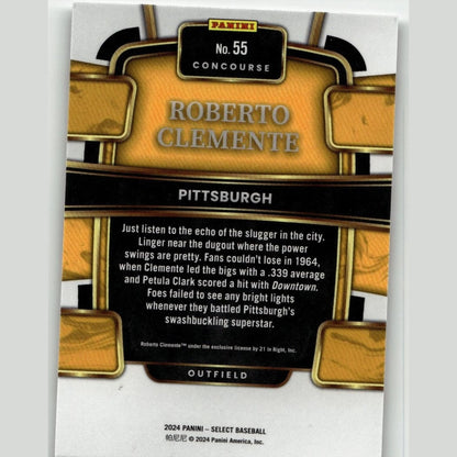 2024 Panini Select #55 Roberto Clemente