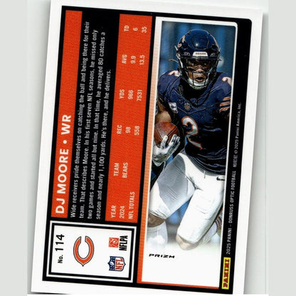 2025 Donruss Optic #114 DJ Moore Holo