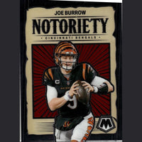 2024 Panini Mosaic #2 Joe Burrow Notoriety Mosaic