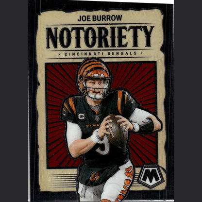 2024 Panini Mosaic #2 Joe Burrow Notoriety Mosaic