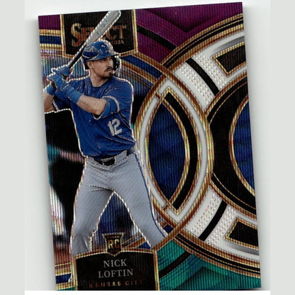 2024 Panini Select #13 Nick Loftin Tri-Color Prizms