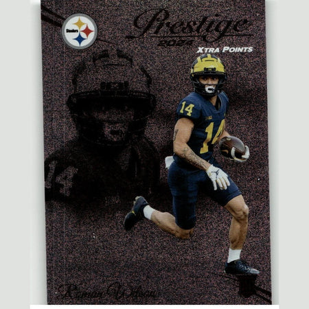 2024 Panini Prestige #366 Roman Wilson Xtra Points Signatures Premium