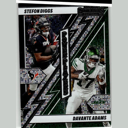 2024 Panini Contenders #14 Davante Adams / Stefon Diggs Power Players