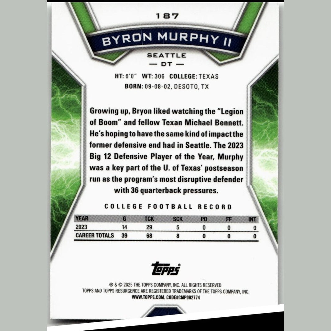 2024 Topps Resurgence #187 Byron Murphy II