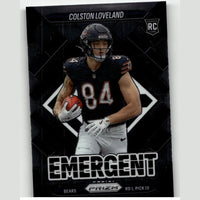2025 Panini Prizm #20 Colston Loveland Emergent
