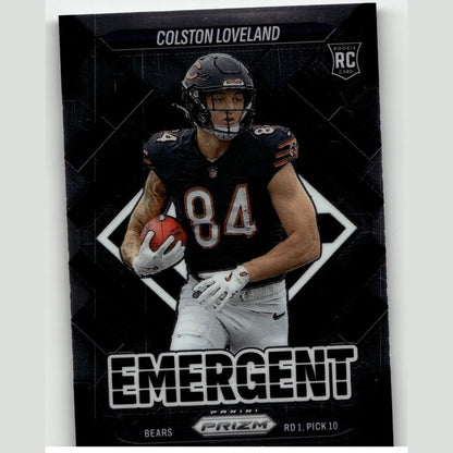 2025 Panini Prizm #20 Colston Loveland Emergent
