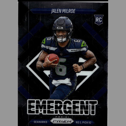 2025 Panini Prizm #4 Jalen Milroe Emergent