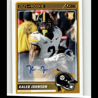 2025 Score #12 Kaleb Johnson Signatures