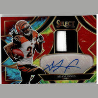 2025 Panini Select - Adam “Pacman” Jones Patch Autograph Tie-Dye Prizm /25
