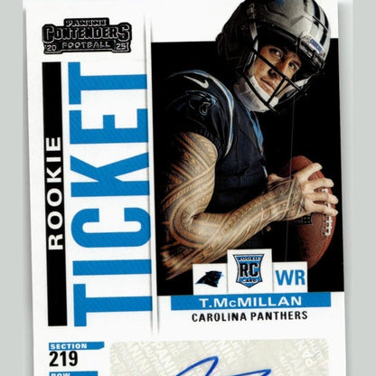 2025-2026 Select Contenders Rookie Ticket Autographed Tetairoa Mcmillan
