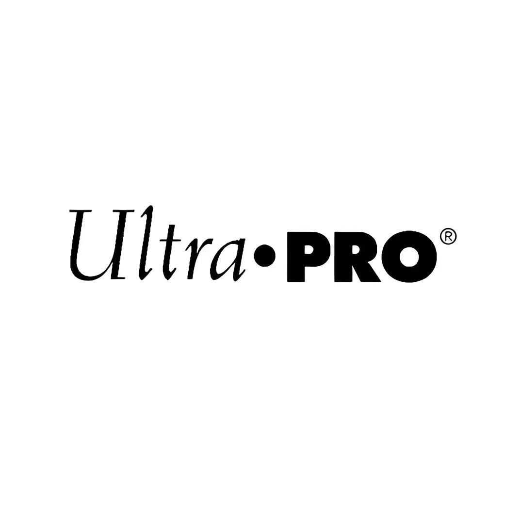 Ultra pro logo in black text on white background for 500 count ultra clear premium penny sleeves standard size