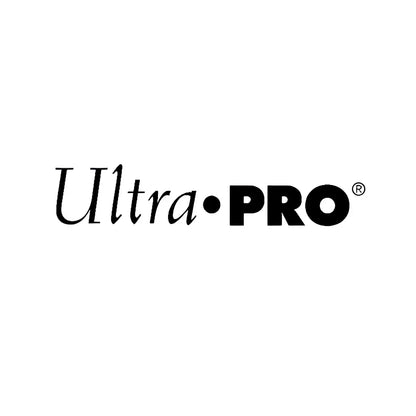 Ultra pro logo in black text on white background for 500 count ultra clear premium penny sleeves standard size