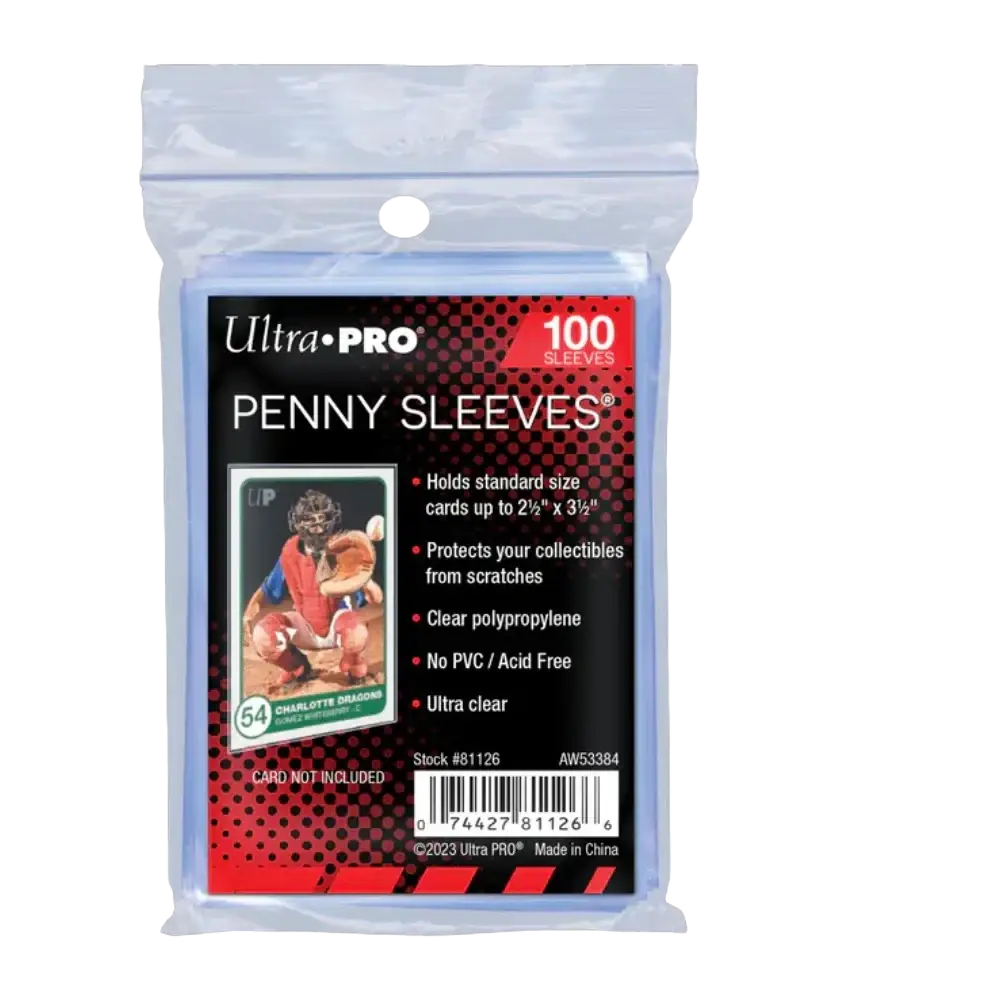 500 count ultra pro penny sleeves clear polypropylene ultra clear premium card storage for pokemon magic sports cards
