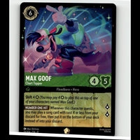 Disney Lorcana Fabled Max Goof #77/204 Chart Topper Cold Foil Legendary