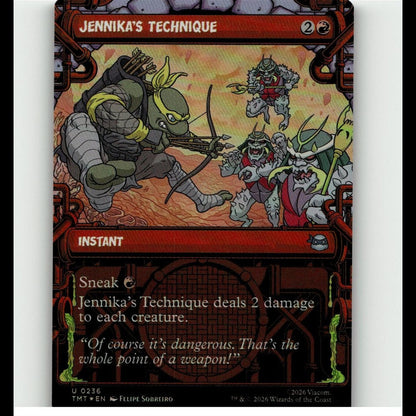 Jennika's Technique FOIL #0236 Showcase Teenage Mutant Ninja Turtles MTG NM ENG