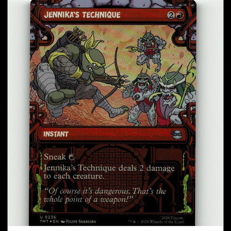 Jennika's Technique FOIL #0236 Showcase Teenage Mutant Ninja Turtles MTG NM ENG