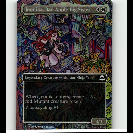 MTG Teenage Mutant Ninja Turtles Jennika, Bad Apple Big Sister Borderless 0203