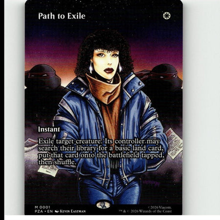 Path to Exile (0001) Borderless, TMNT Ninja Turtles PZA, Magic MtG, Regular NM