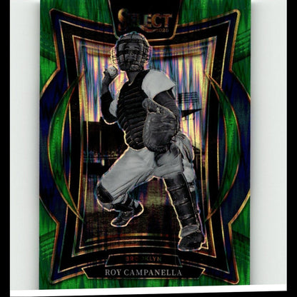 2025 Panini Select #44 Roy Campanella Green Flash Prizms