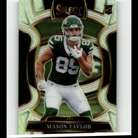 2025 Panini Select #76 Mason Taylor Silver Prizm