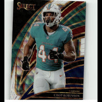 2025 Panini Select #283 Chop Robinson Tri-Color Prizm #/249