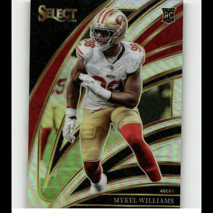 2025 Panini Select #217 Mykel Williams Silver Prizm