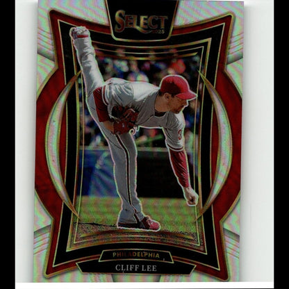 2025 Panini Select #71 Cliff Lee Silver Prizms