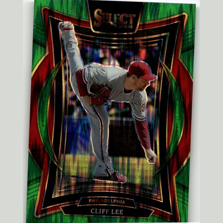 2025 Panini Select #71 Cliff Lee Green Flash Prizms