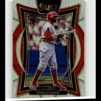 2025 Panini Select #72 Deion Sanders Silver Prizms