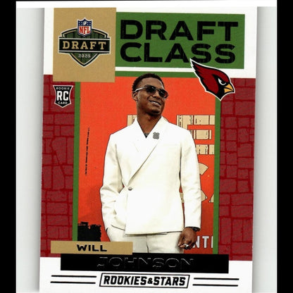 2025 Panini Rookies & Stars #9 Will Johnson Draft Class