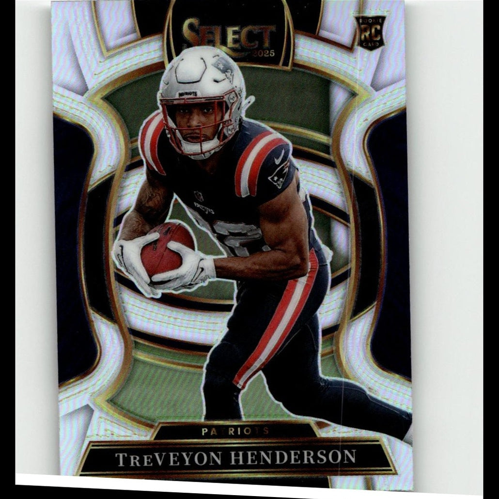 2025 Panini Select #78 TreVeyon Henderson Silver Prizm