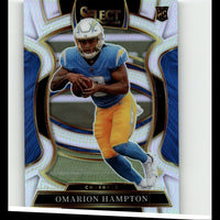 2025 Panini Select #2 Omarion Hampton Silver Prizm