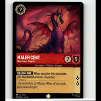 Disney Lorcana Fabled Maleficent Monstrous Dragon 108/204 NM Legendary