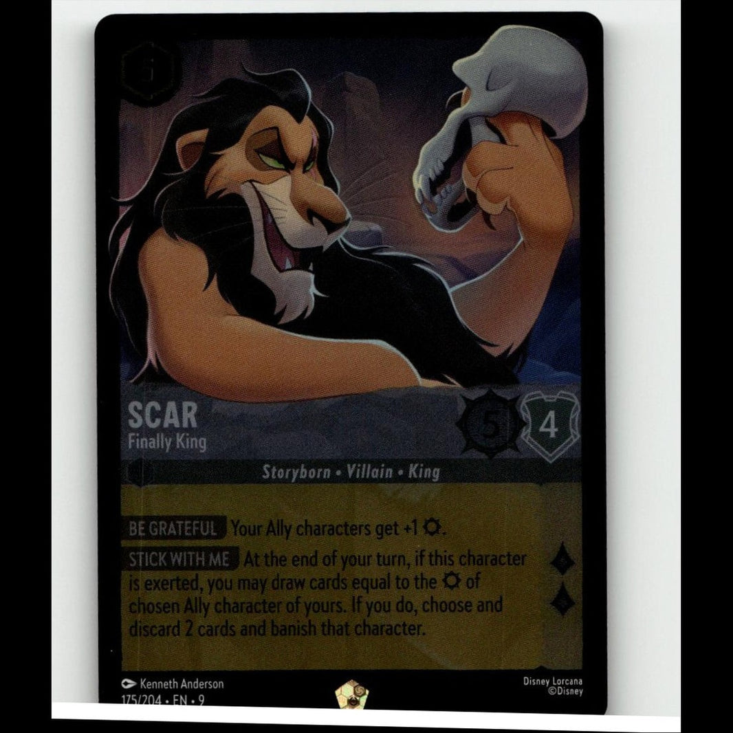 Disney Lorcana Scar 175/204 Fabled