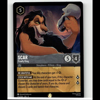 Disney Lorcana Scar 175/204 Legendary Regular