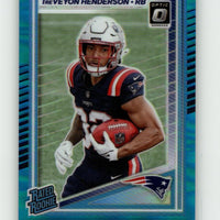 2025 Donruss Optic #248 TreVeyon Henderson Neon Blue #/399